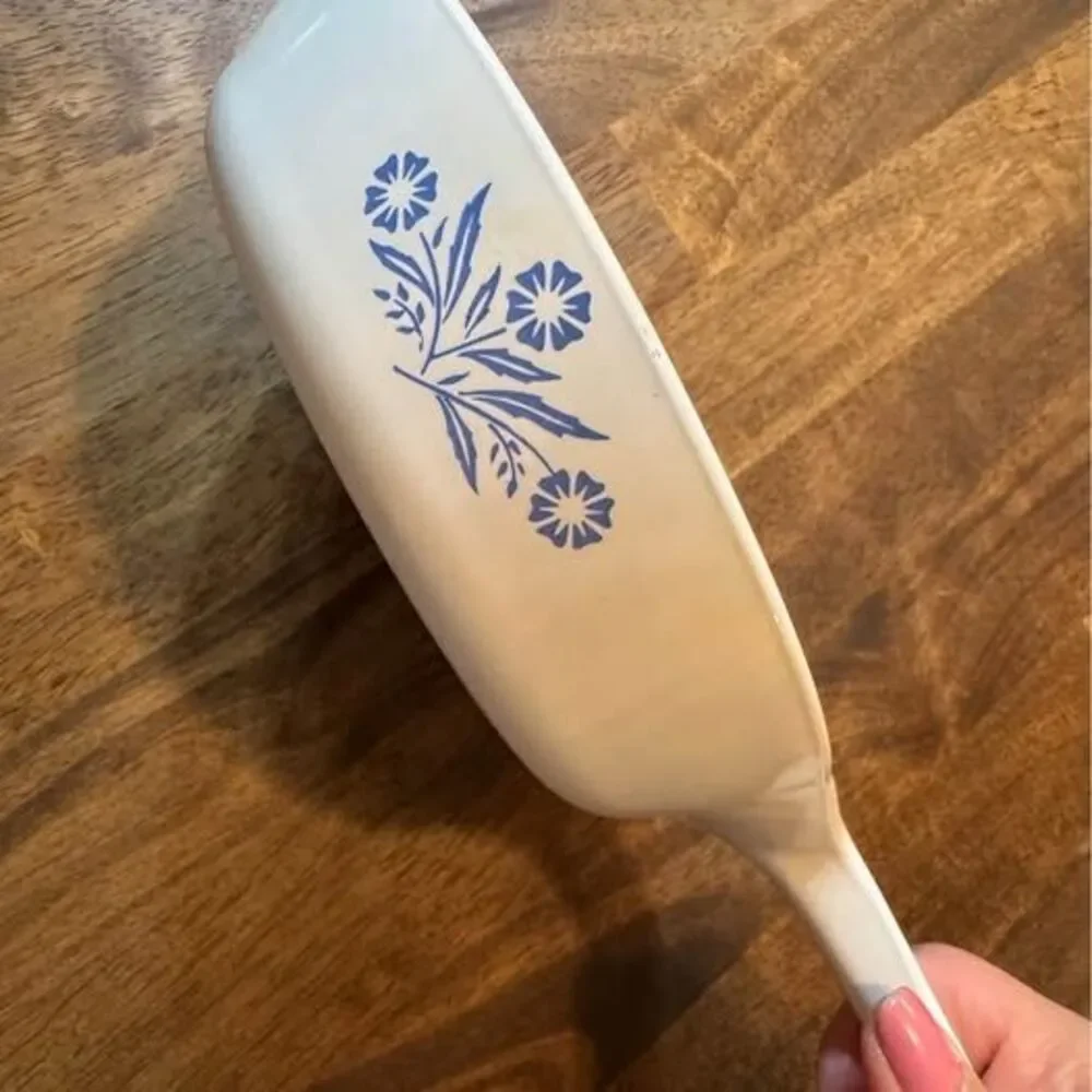 Vintage Corning Ware Cornflower Blue Individual Skillet Server with Handle